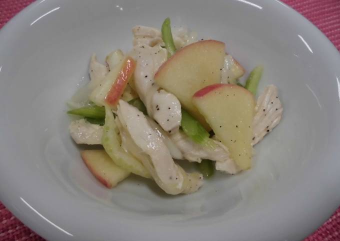So Tasty Mexico Food Marinated chicken breast with apple and aromatic vegetables